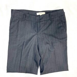 Loft Slacks Size 4P Gray Blue Trousers Pants